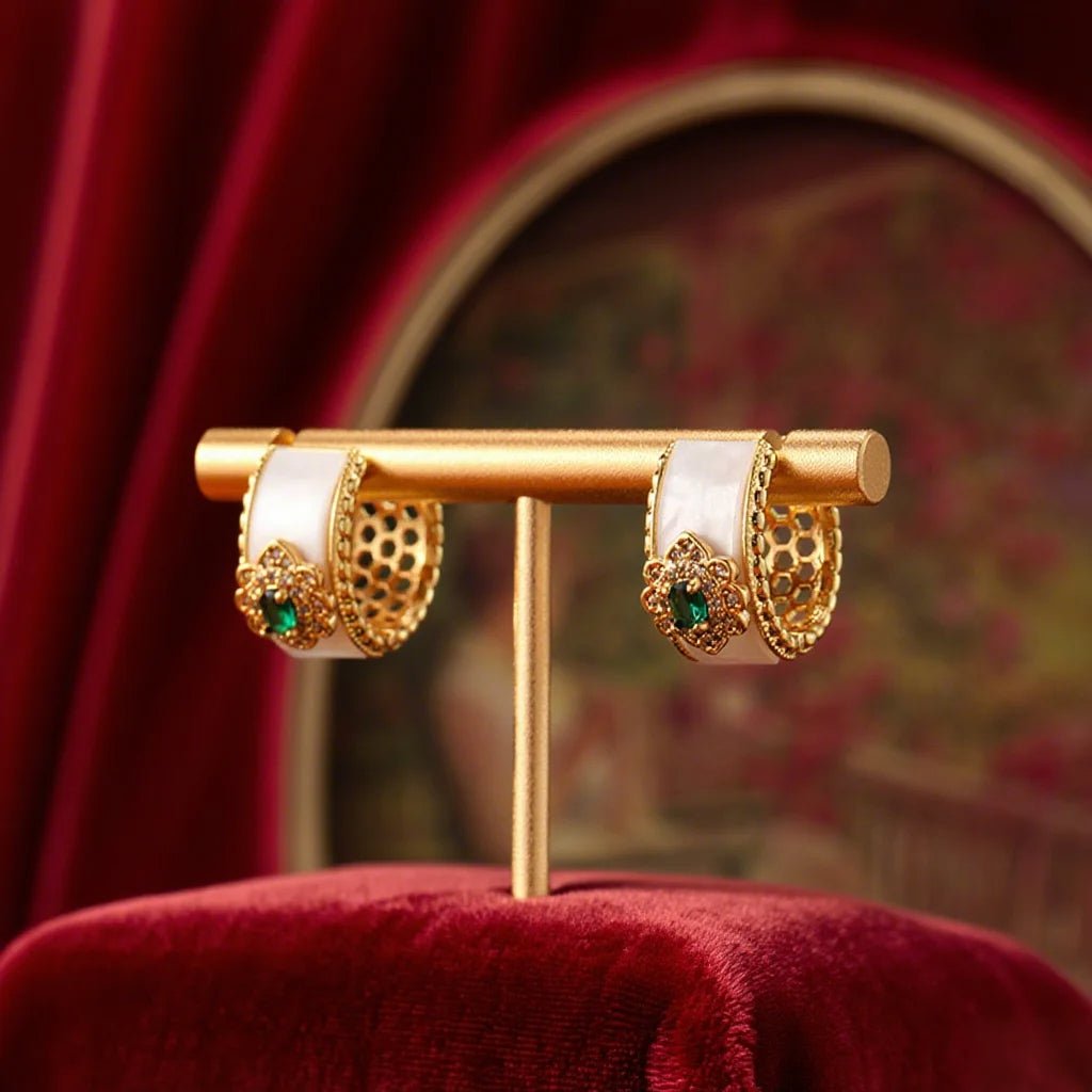 CrownLoom Statement Earrings - Voisson