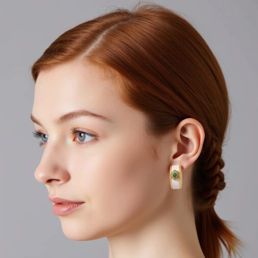 CrownLoom Statement Earrings - Voisson
