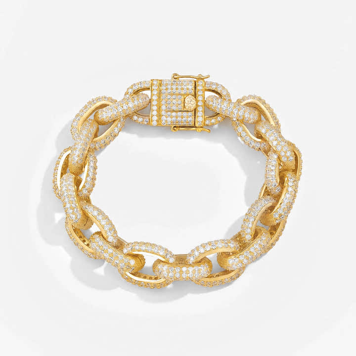 Crystal Curb Bracelet - Voisson
