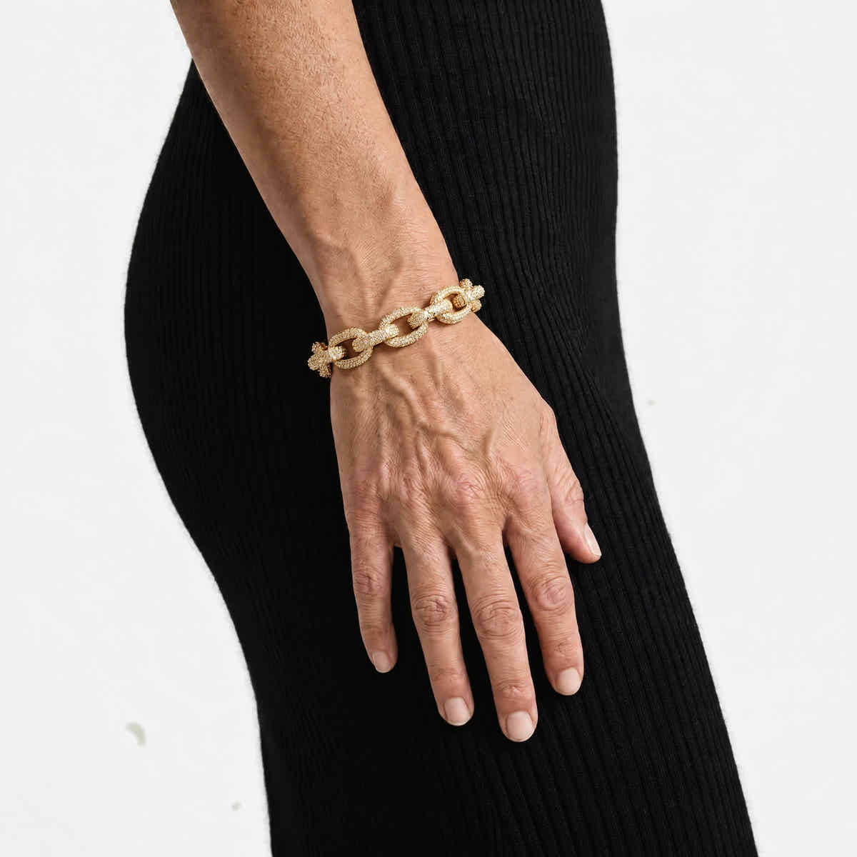 Crystal Curb Bracelet - Voisson