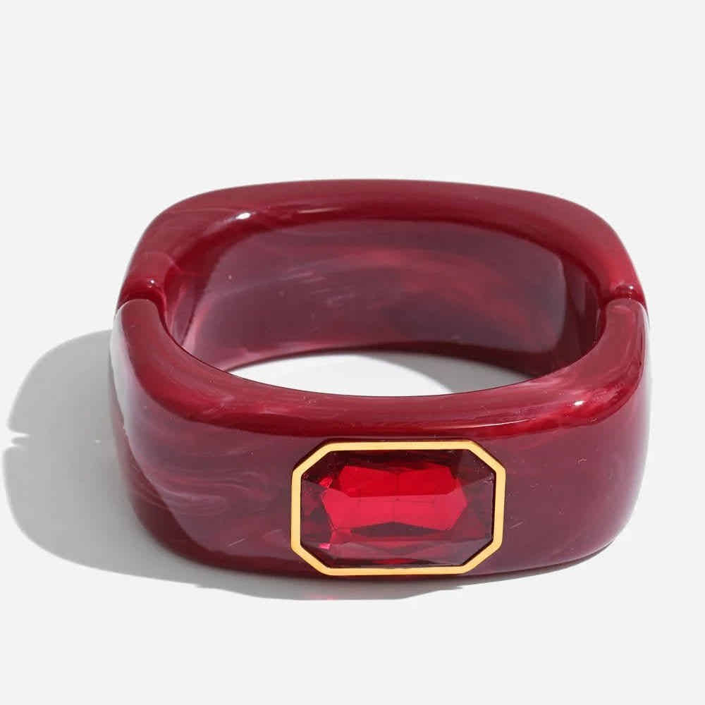 Crystal Square Bangle - Voisson