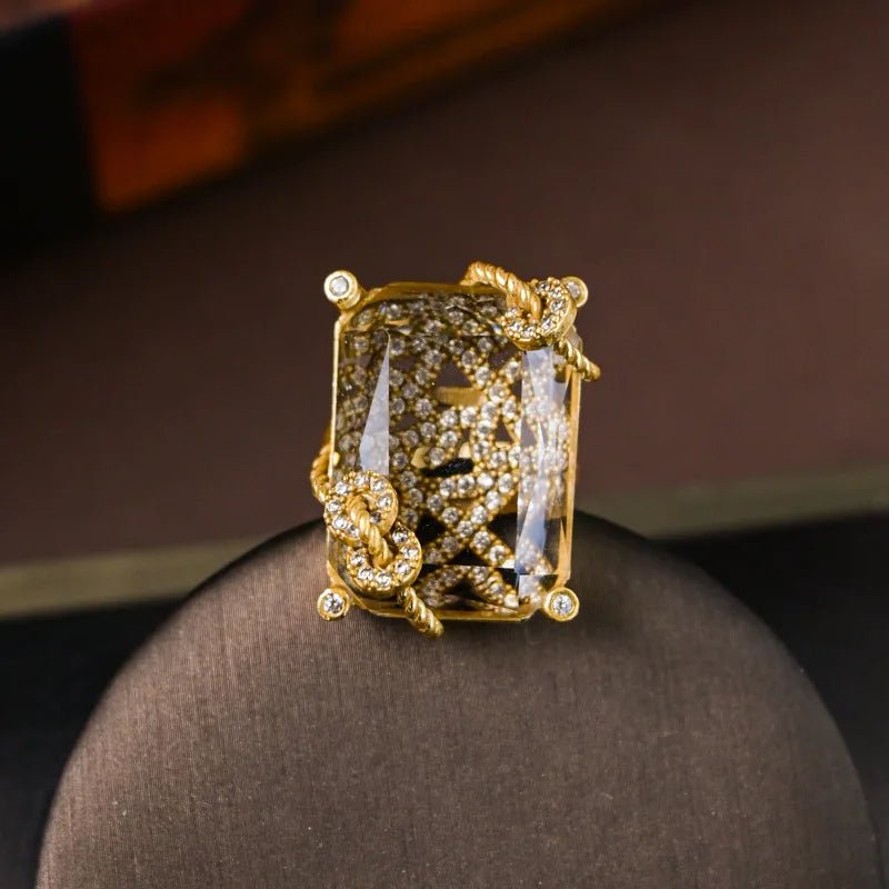 Crystal Vault Vintage Ring - Voisson