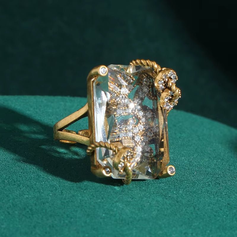 Crystal Vault Vintage Ring - Voisson