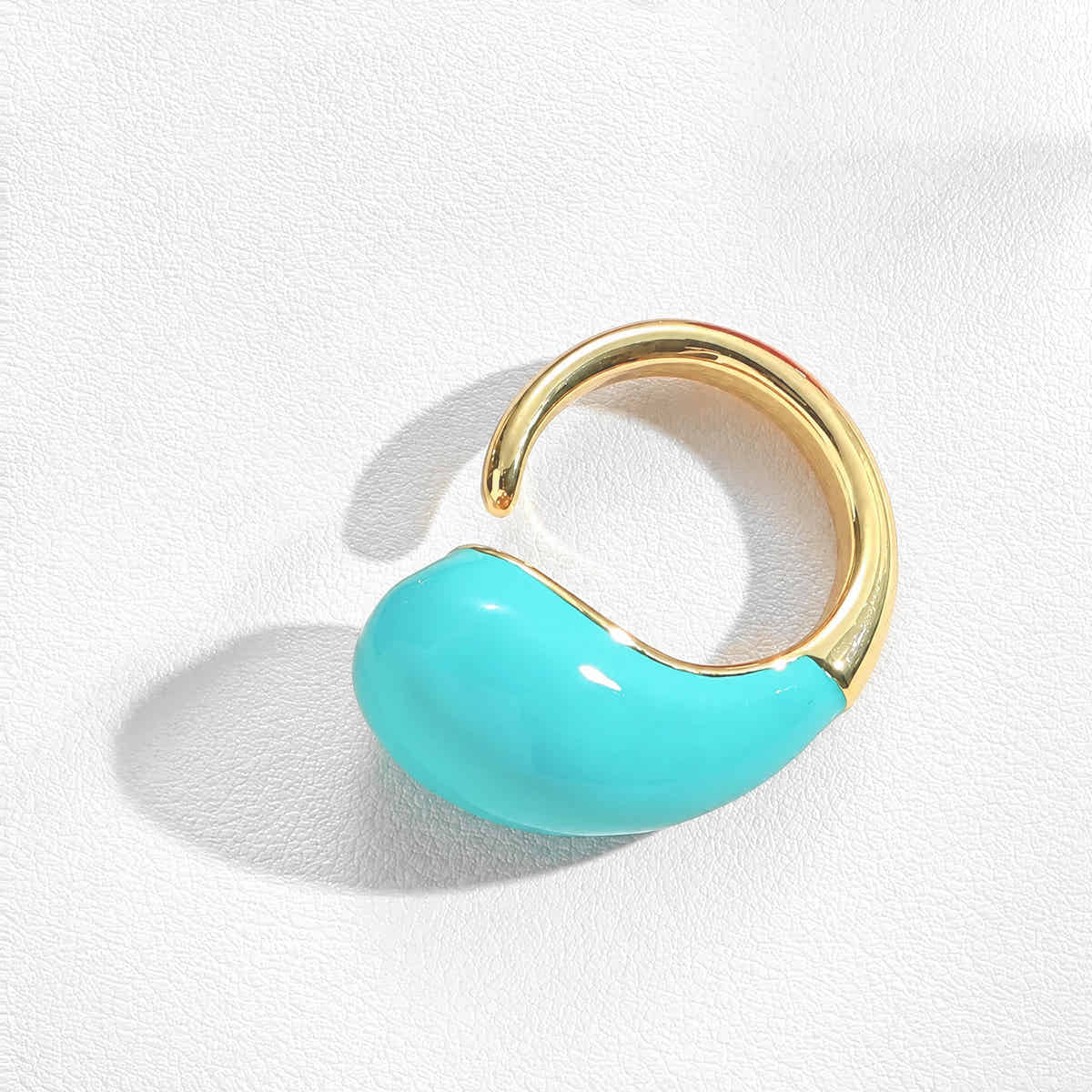 Dew Drop Enamel Ring - Voisson