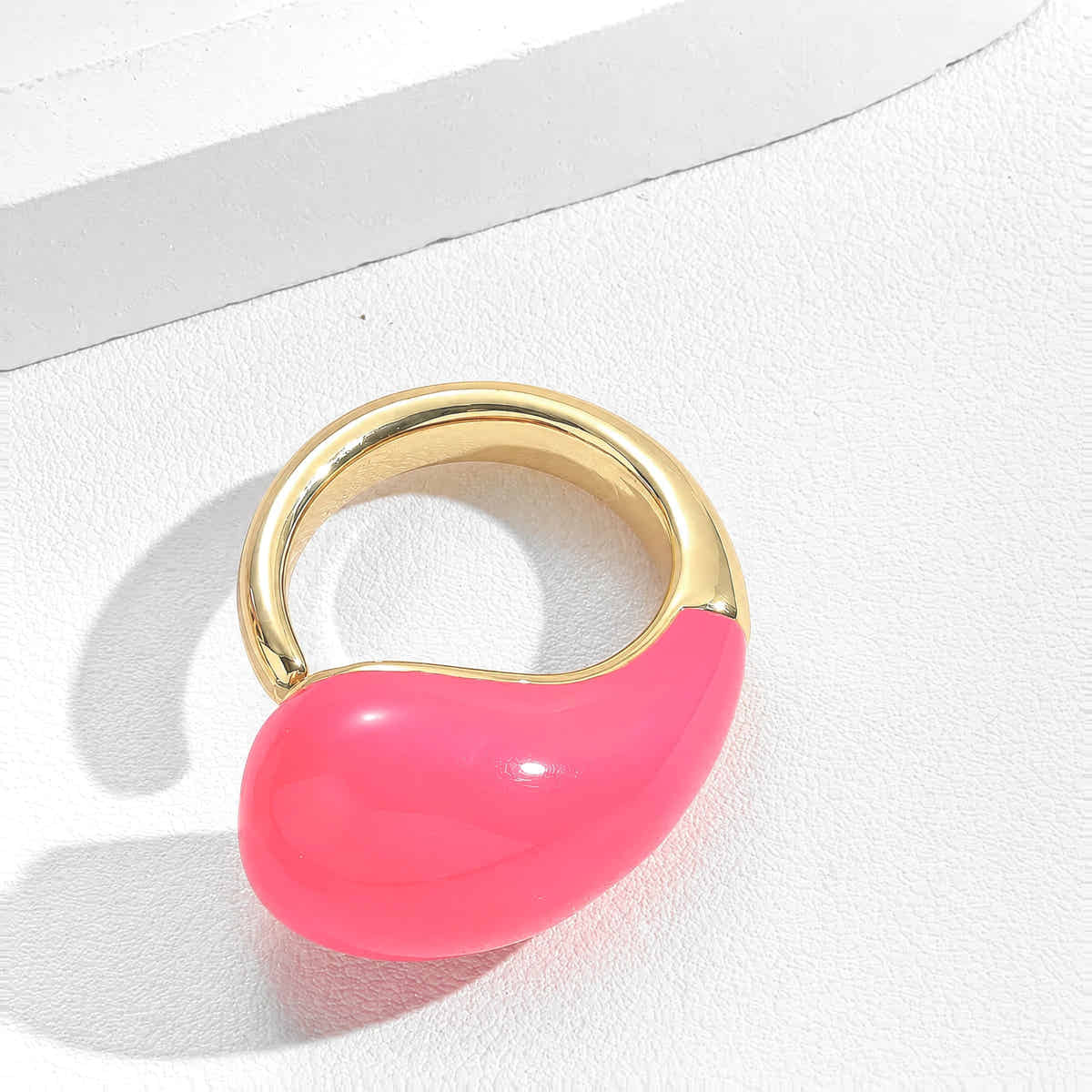 Dew Drop Enamel Ring - Voisson