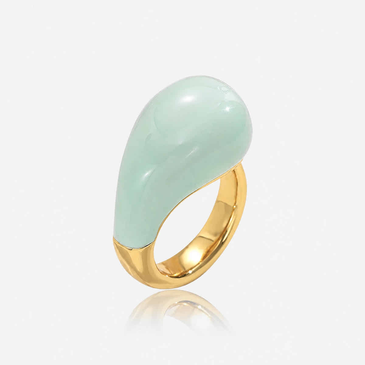 Dew Drop Enamel Ring - Voisson