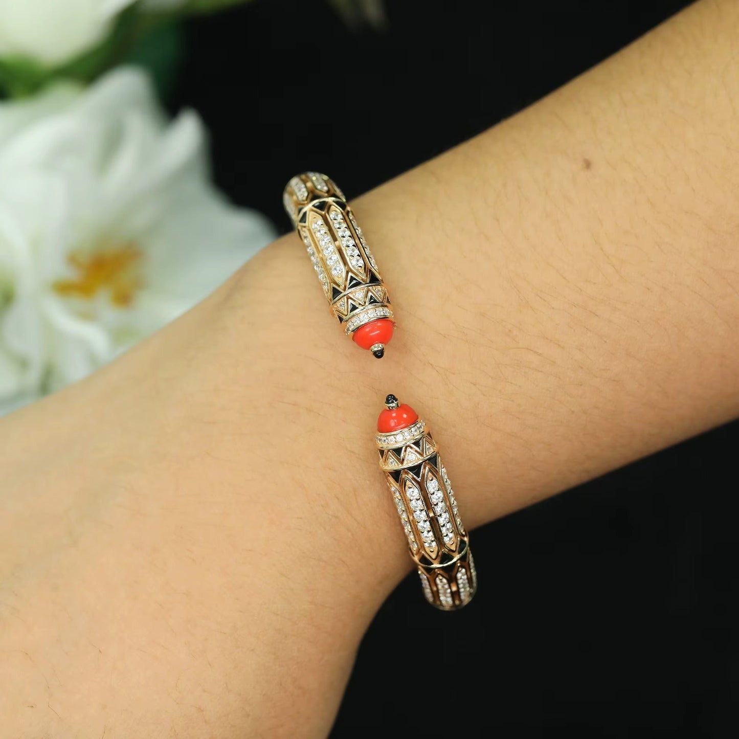 DivaLux 925 Silver Zircon Bracelet - Voisson
