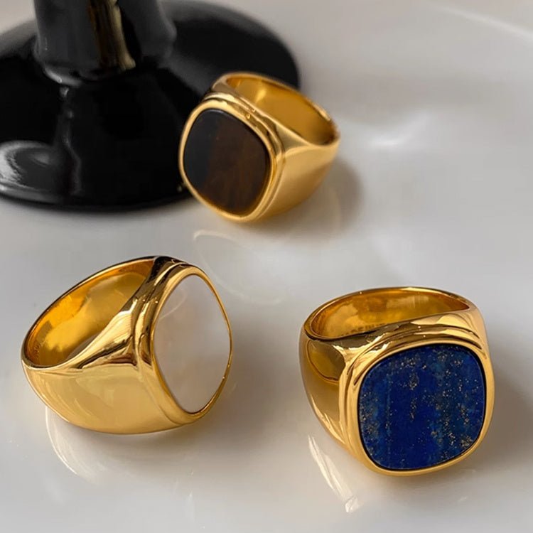 Dreamforge Stone Gold Ring - Voisson