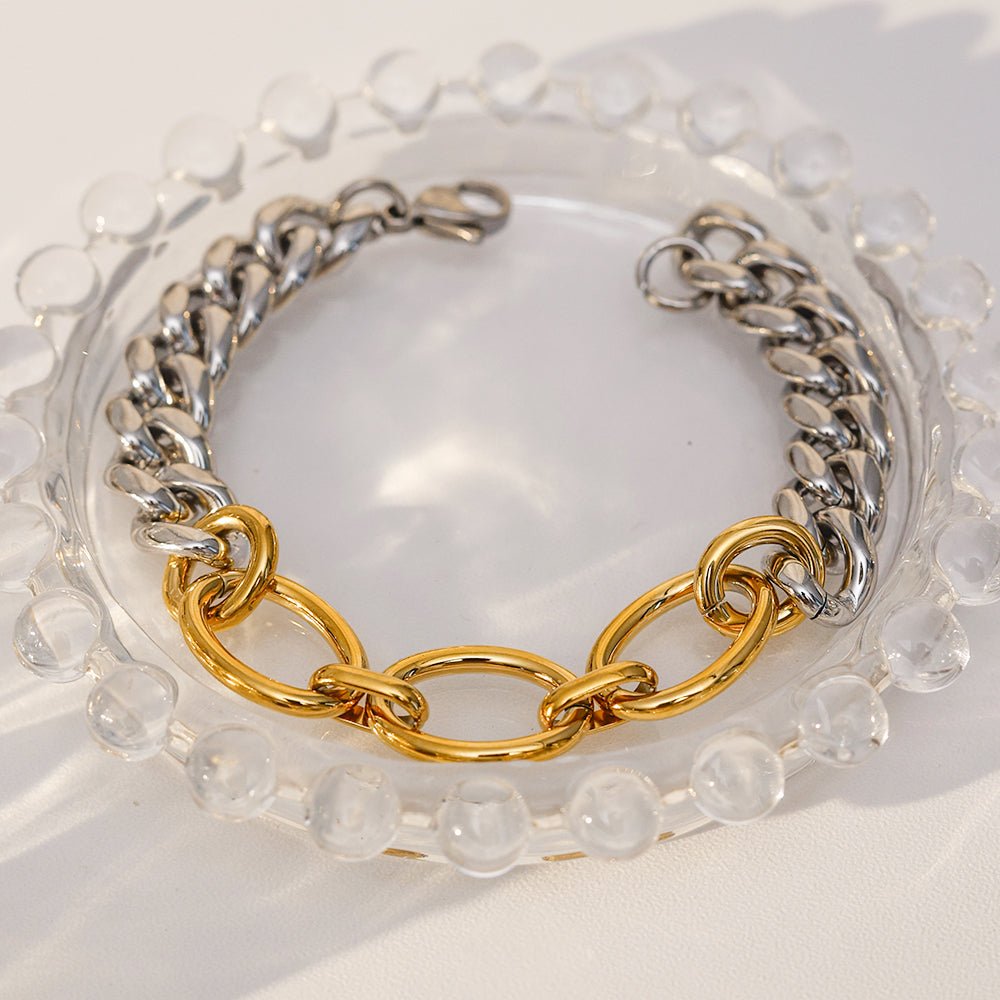 Duality Chain SS Bracelet - Voisson