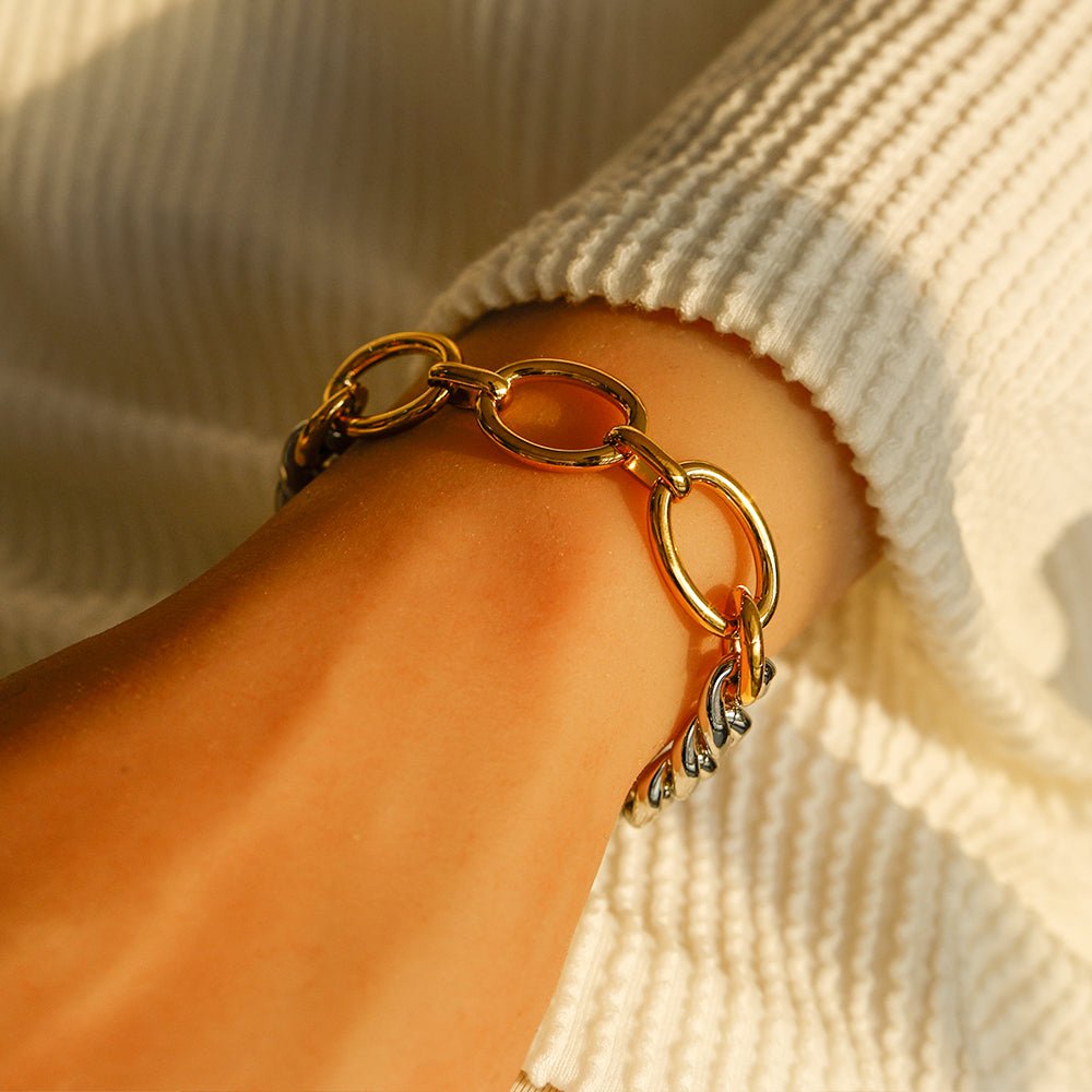 Duality Chain SS Bracelet - Voisson