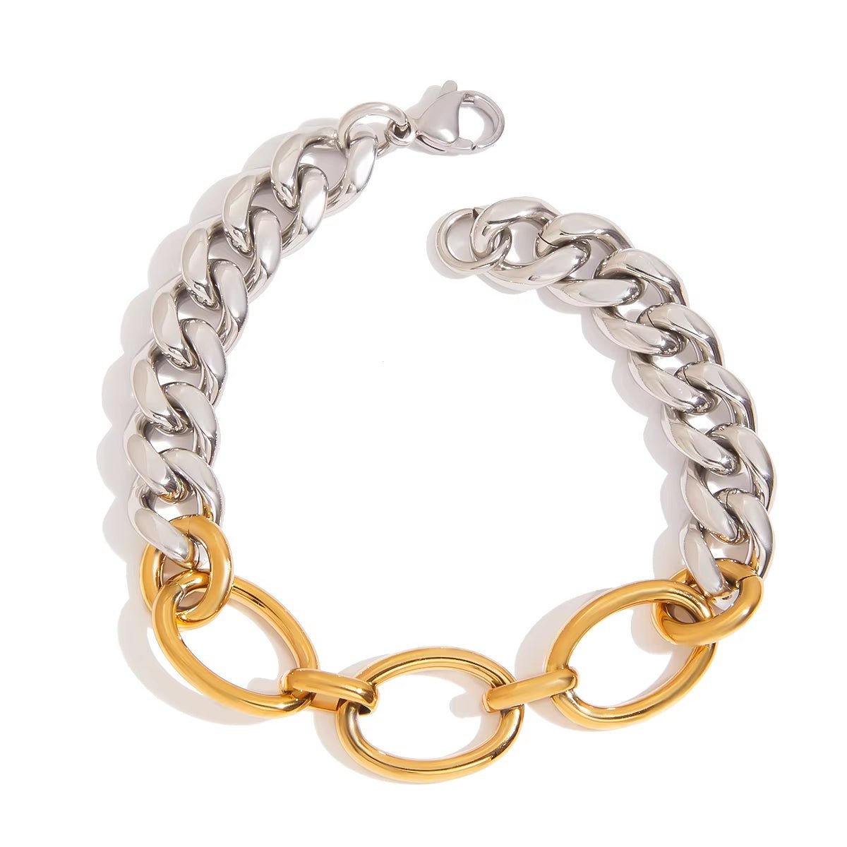 Duality Chain SS Bracelet - Voisson