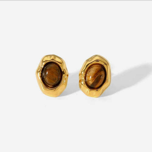 Duskfire Charm Stud Earrings - Voisson