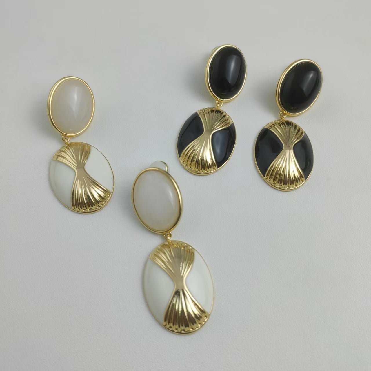 Eclipse Aura Bold Statement Earrings - Voisson