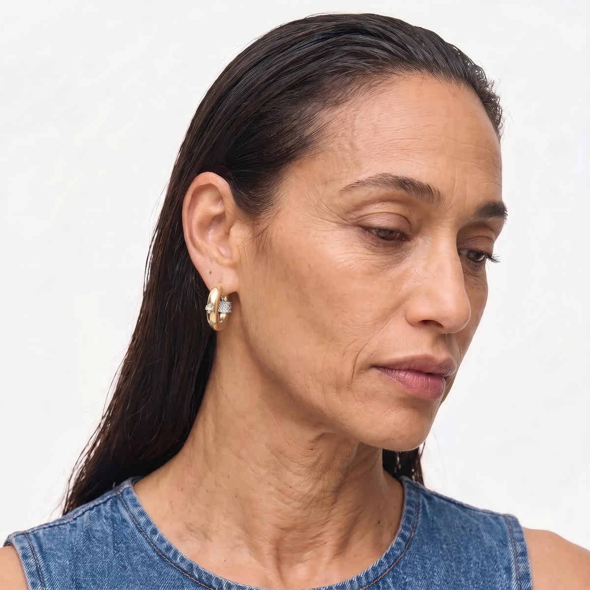 Eclipse Two-Tone Hoops - Voisson