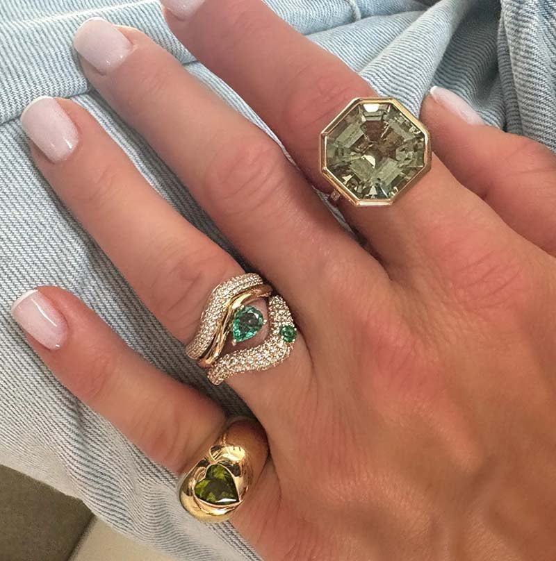 Emerald Wave Ring - Voisson