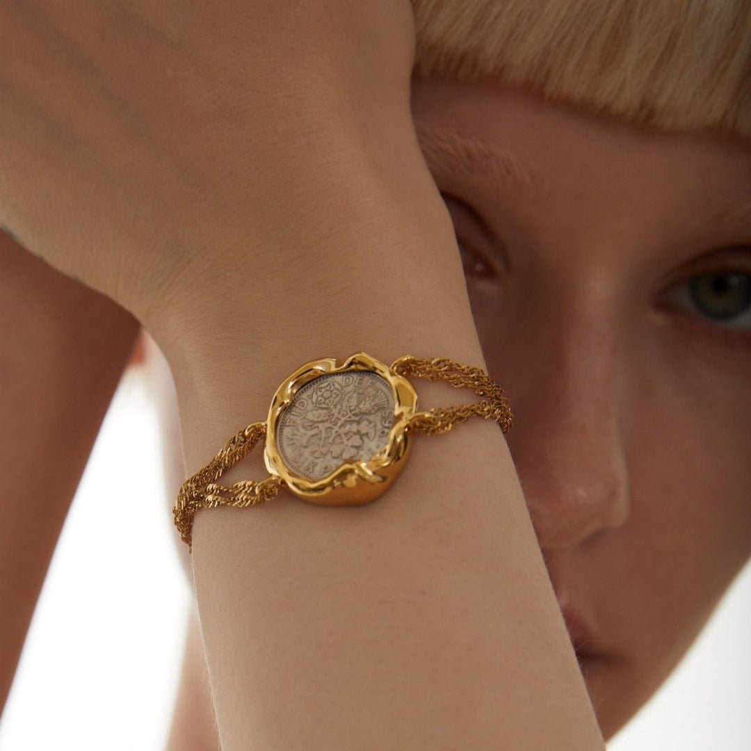EternalEpoch Vintage Coin Bracelet - Voisson