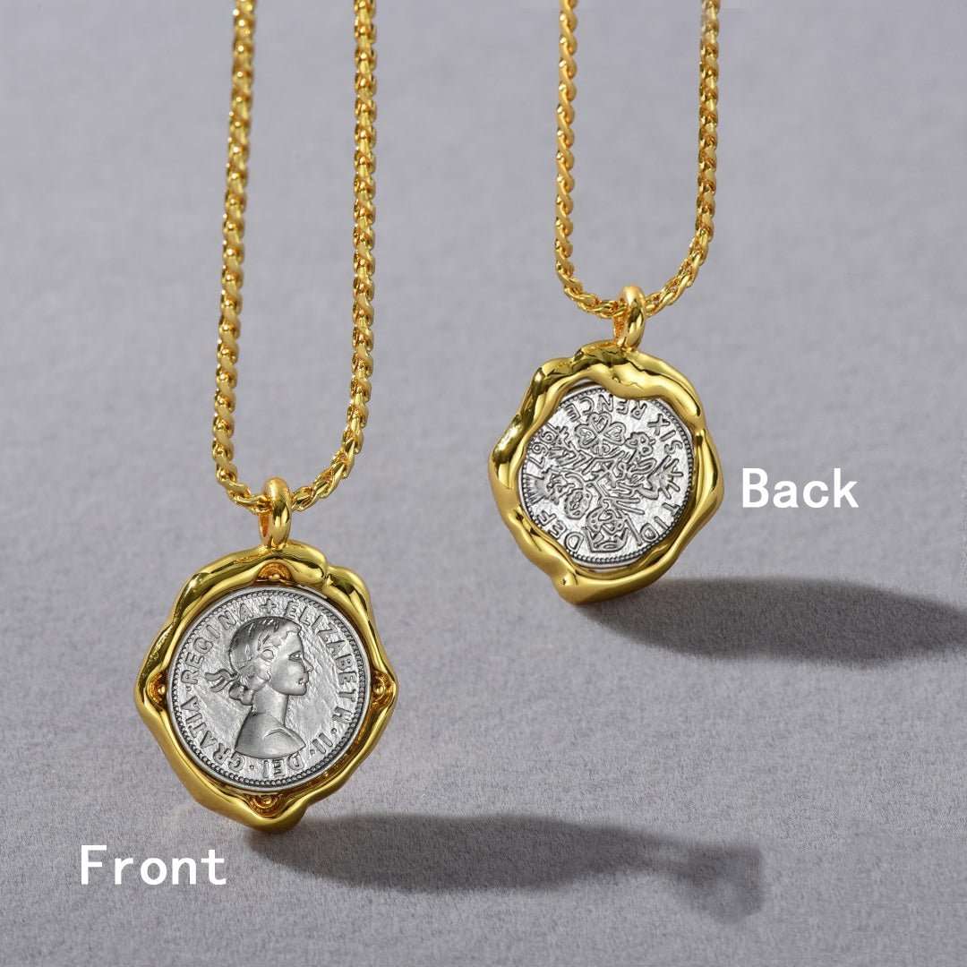 EternalEpoch Vintage Coin Pendant Necklace - Voisson