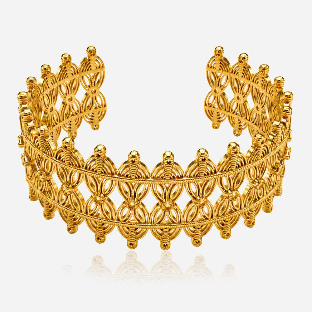 Filigree Crown Cuff - Voisson