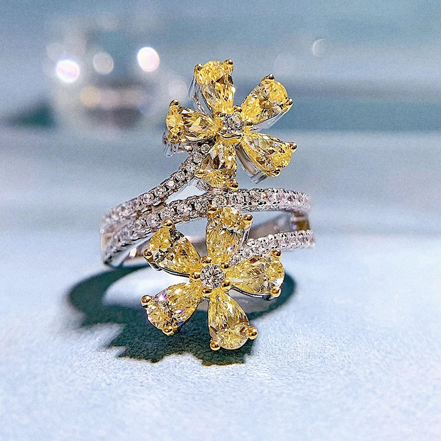 FloraTwist Sterling Ring - Voisson