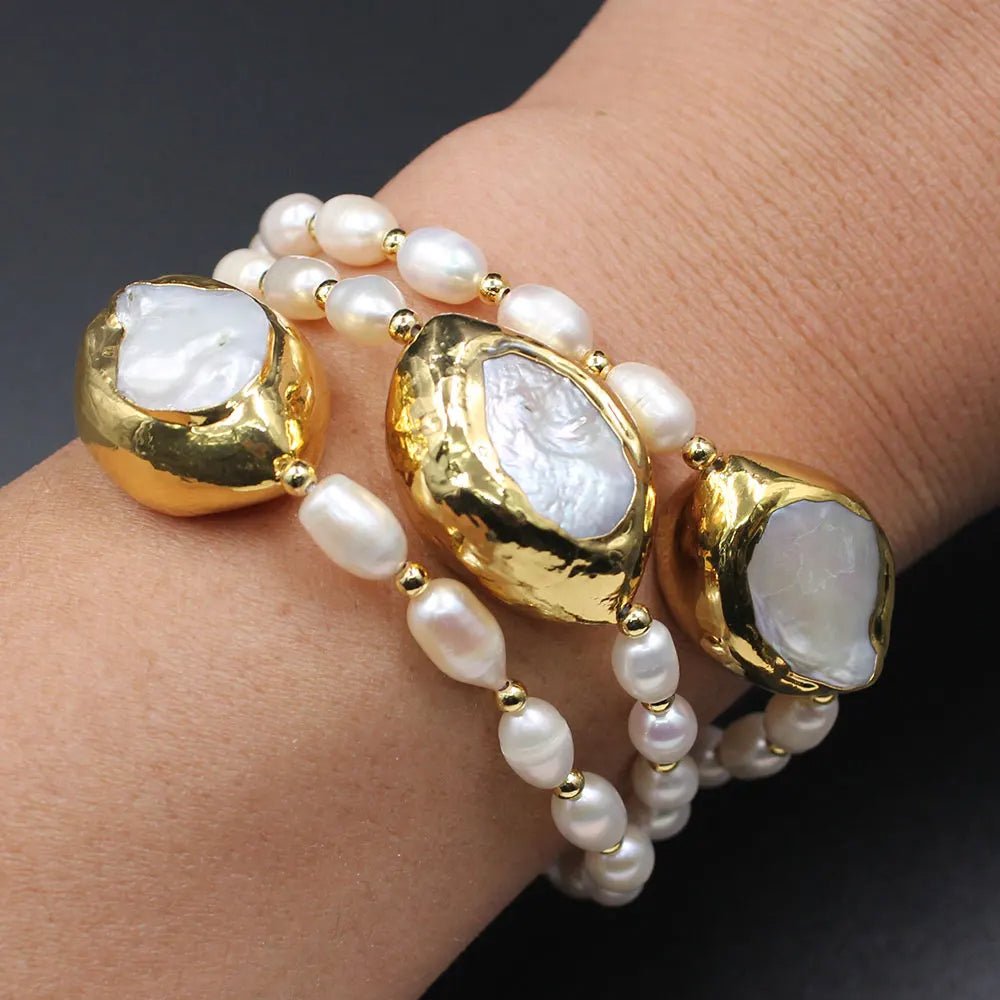 FluxFlicker Multi Link Pearl Bracelet - Voisson