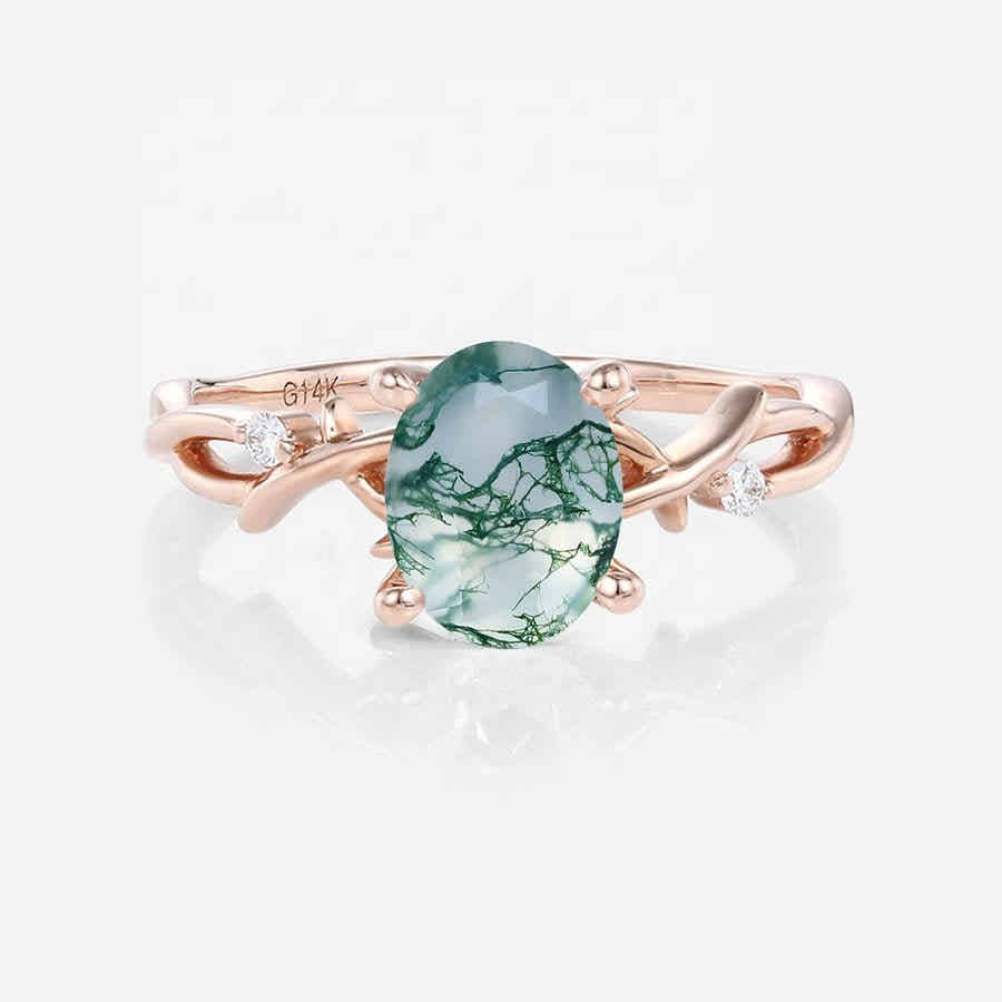Forest Veil 925 Silver Ring - Voisson