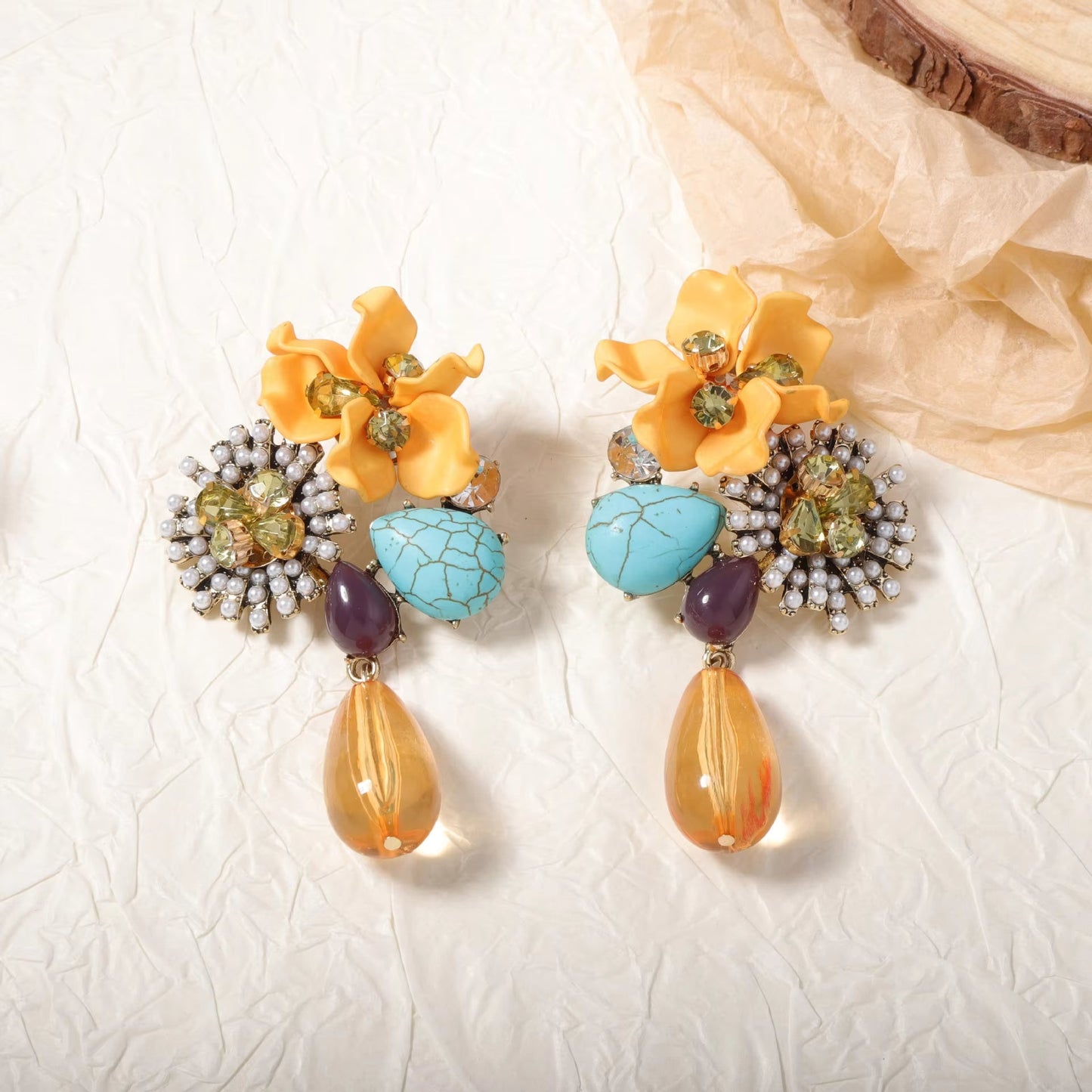 GardenMuse Drop Earrings - Voisson