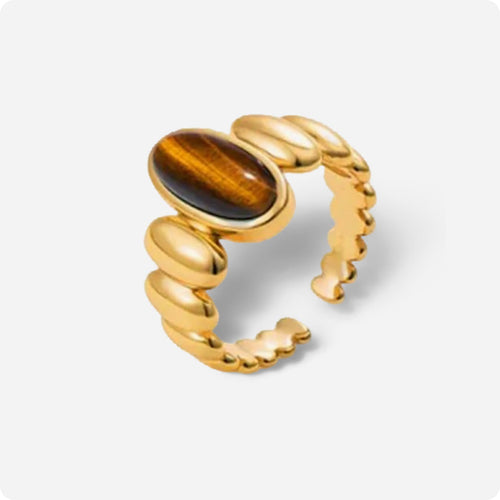 Genevieve’s French Vintage Natural Stone Ring - Voisson