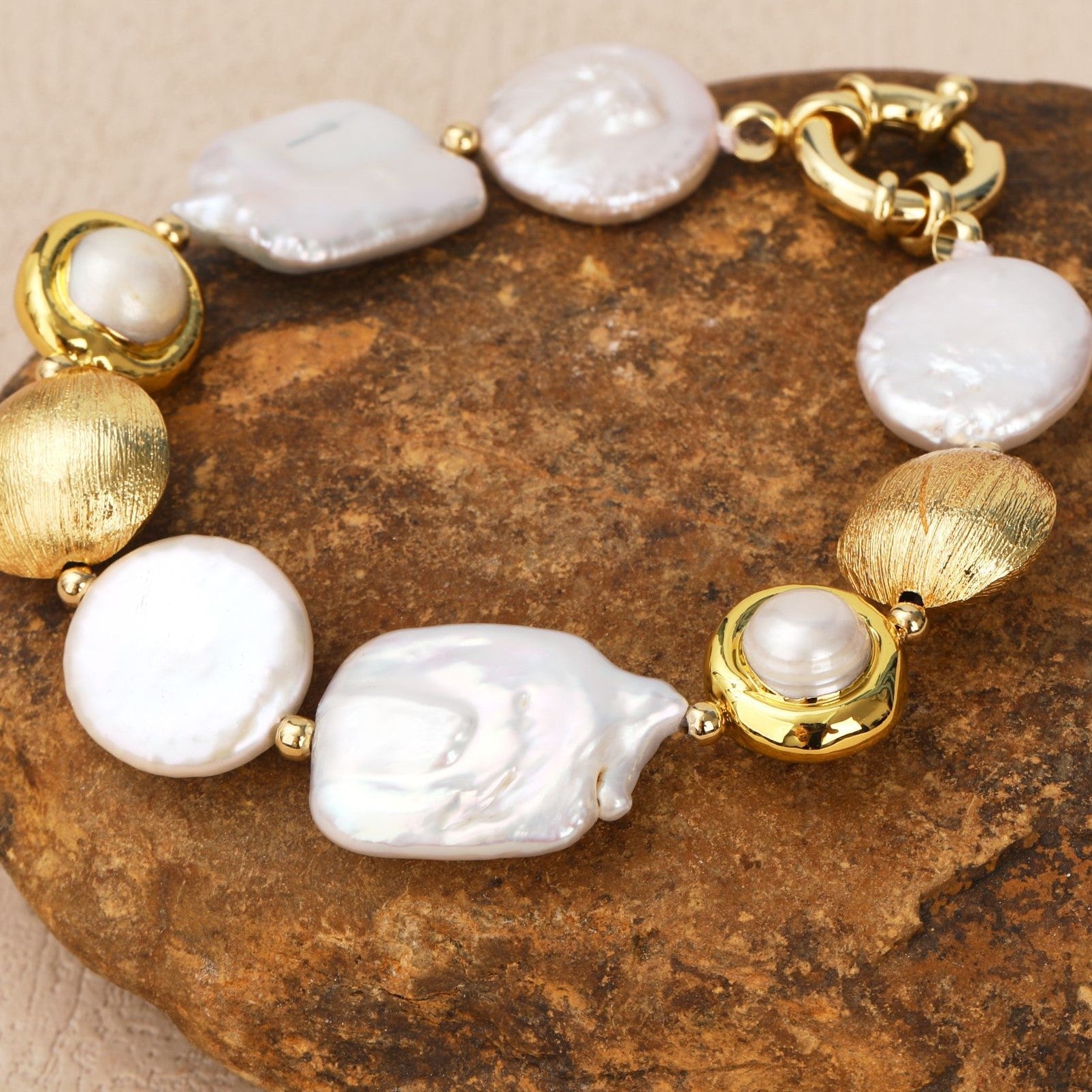 Golden Aurora Statement Bracelet - Voisson