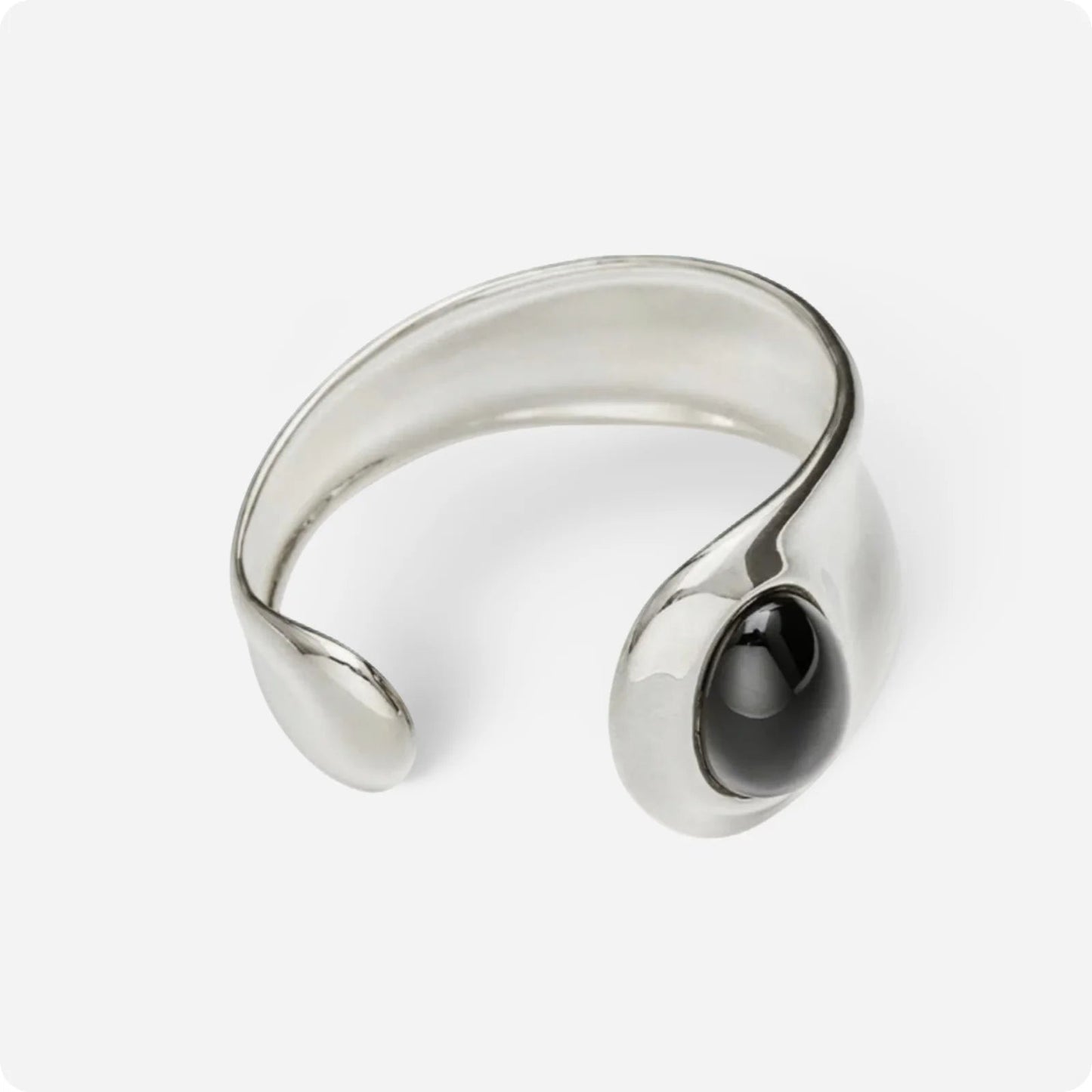Henrietta’s Heirloom Natural Agate Open Bracelet - Voisson