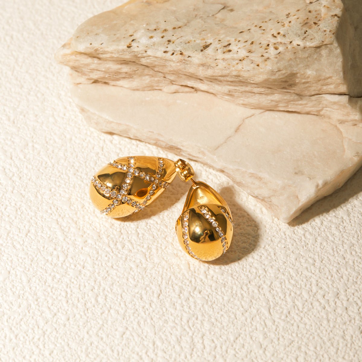 Imperial Lattice Drop Earrings - Voisson
