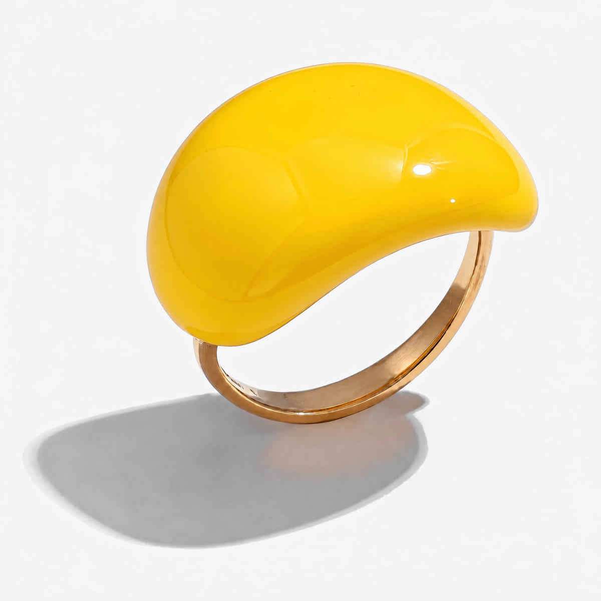 Lava Drop SS Enamel Ring - Voisson