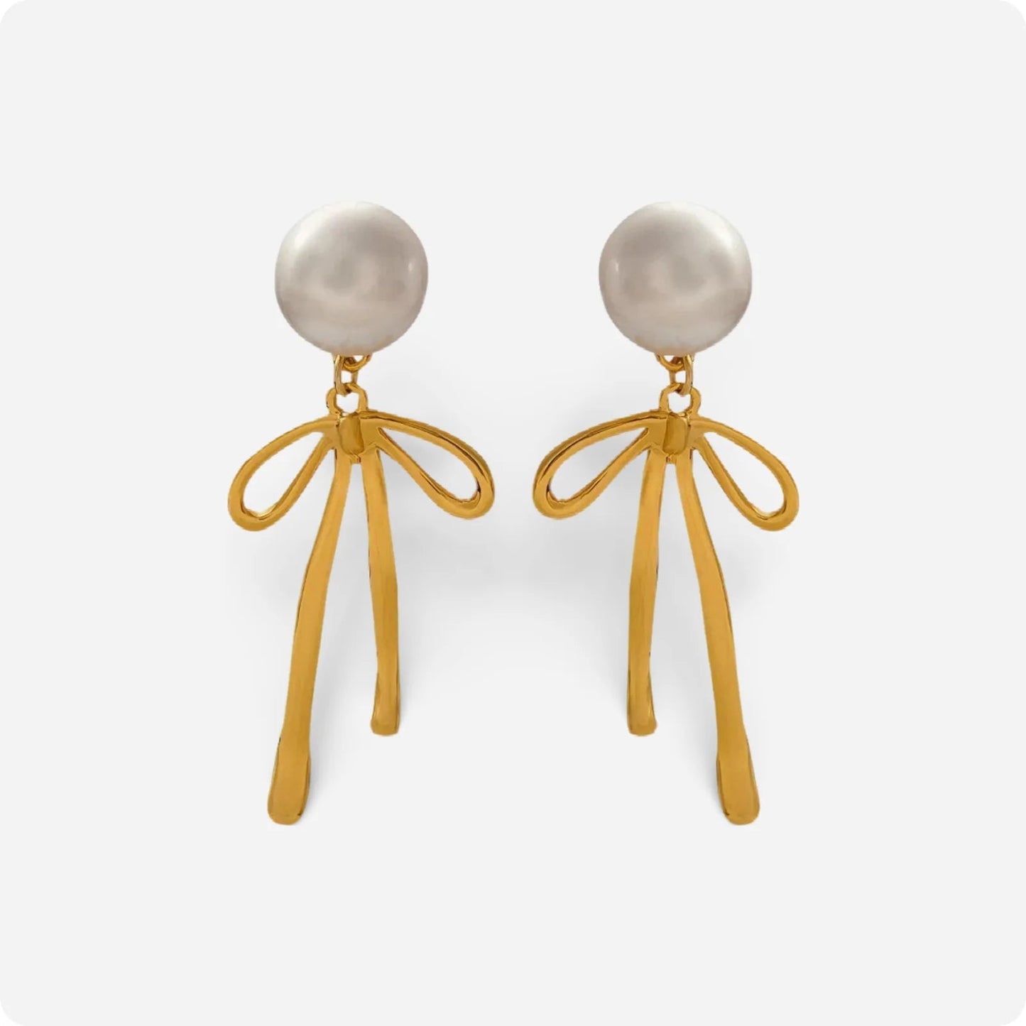 LopsidedLumina Pearl Drop Earrings - Voisson