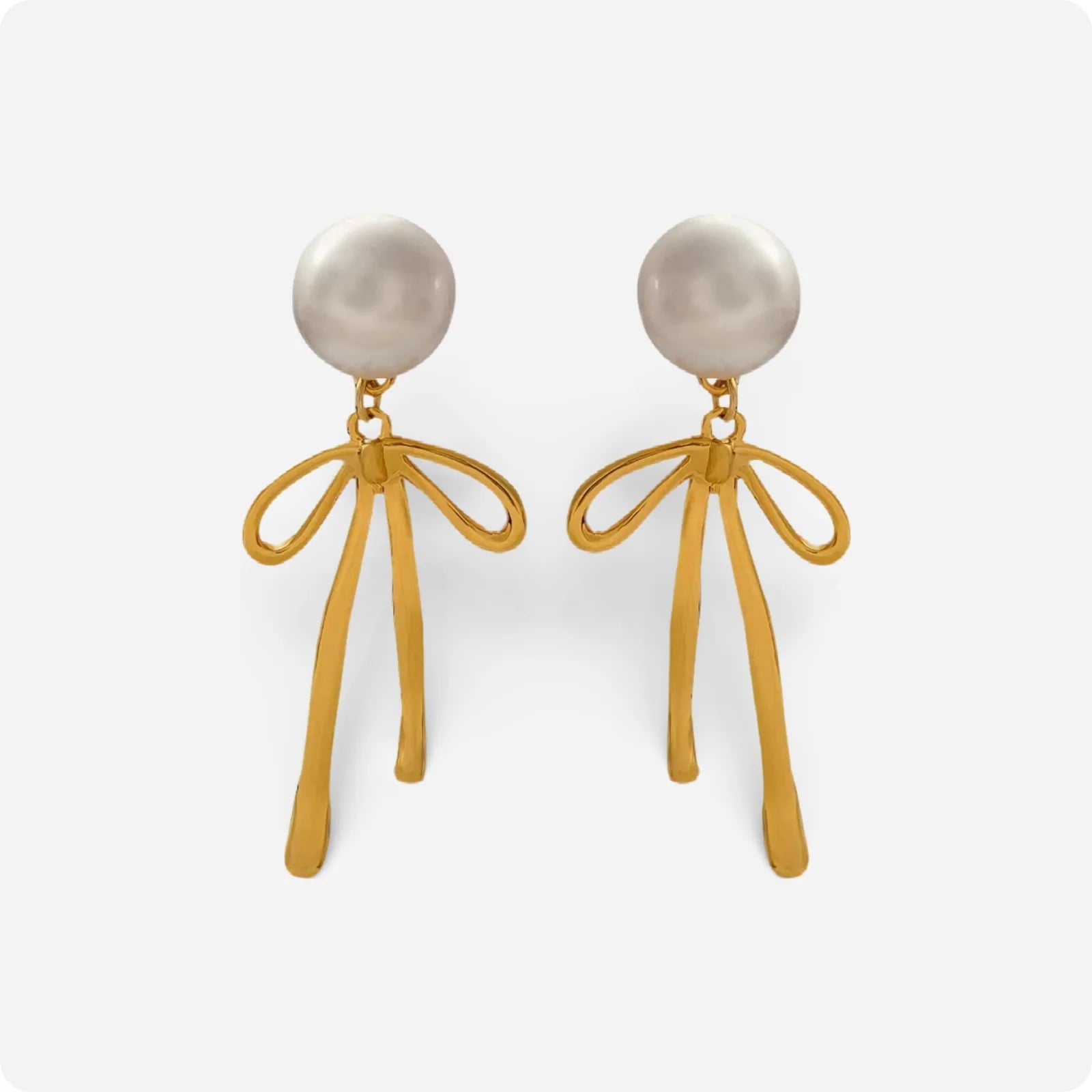 LopsidedLumina Pearl Drop Earrings - Voisson