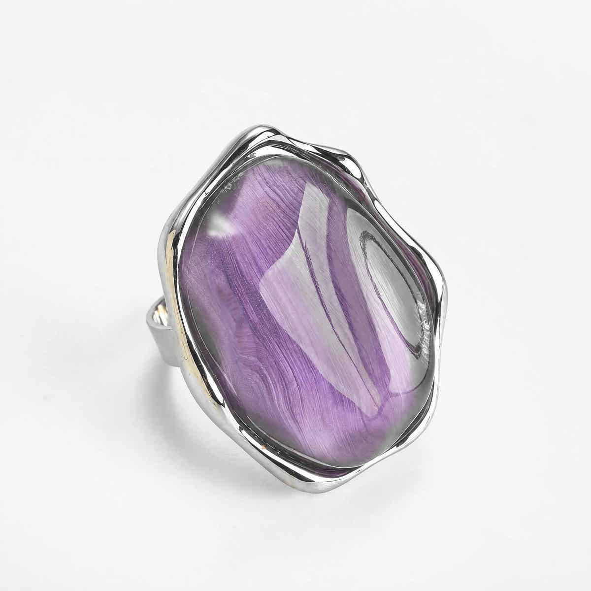 LoveEcho Natural Stone Crystal Ring - Voisson