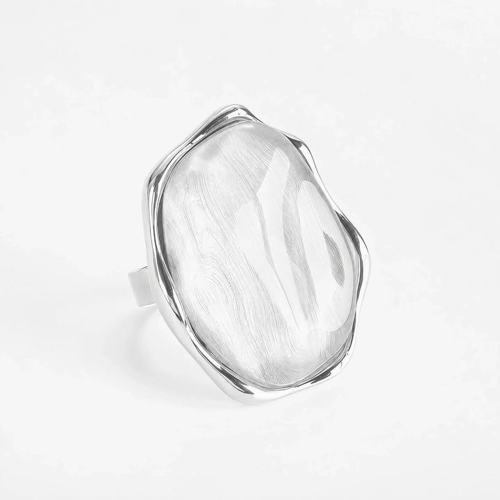 LoveEcho Natural Stone Crystal Ring - Voisson