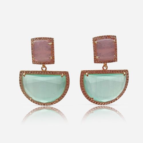 Luna Mirage Drop Earrings - Voisson