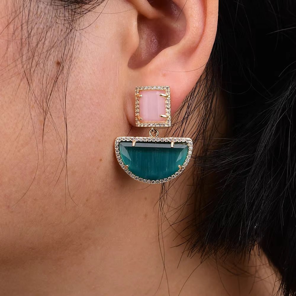 Luna Mirage Drop Earrings - Voisson