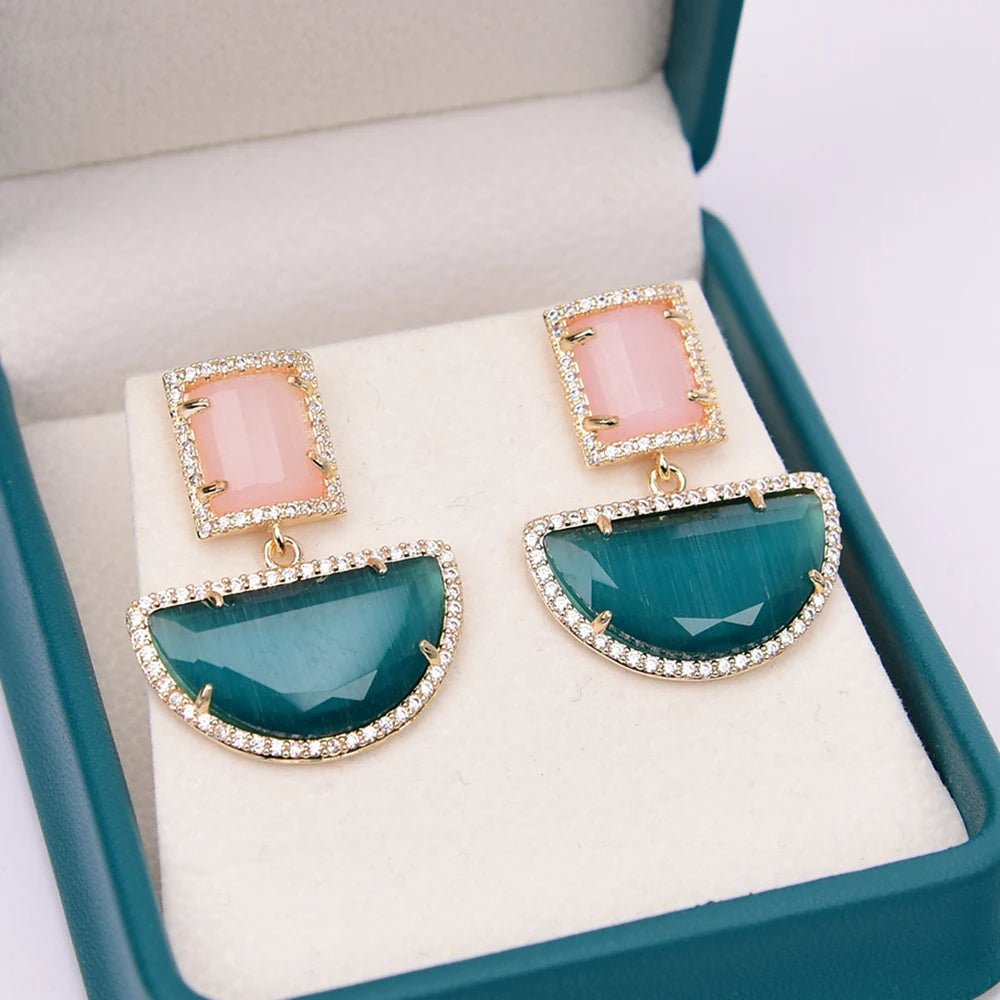 Luna Mirage Drop Earrings - Voisson