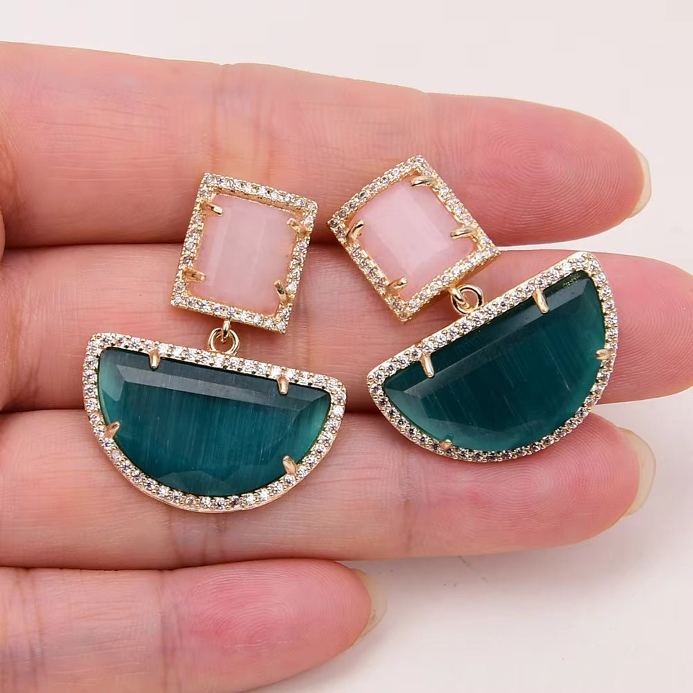 Luna Mirage Drop Earrings - Voisson