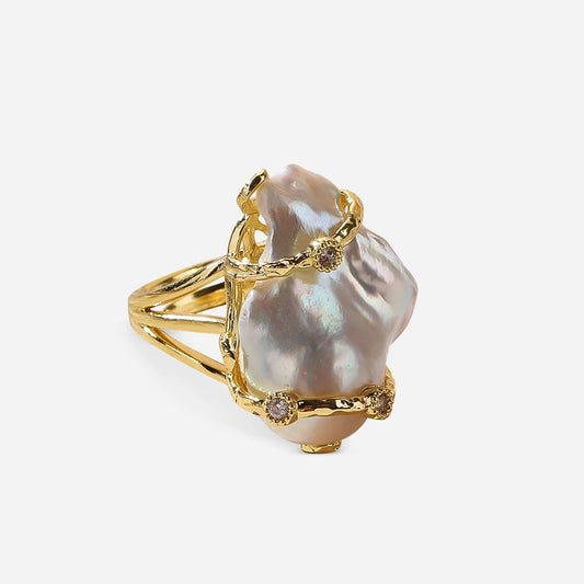 Luna Whisper Baroque Ring - Voisson