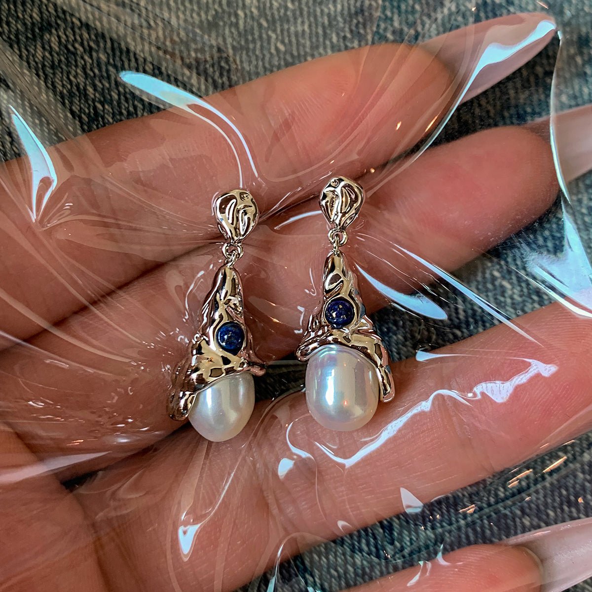 LunarTide Drop Earrings - Voisson