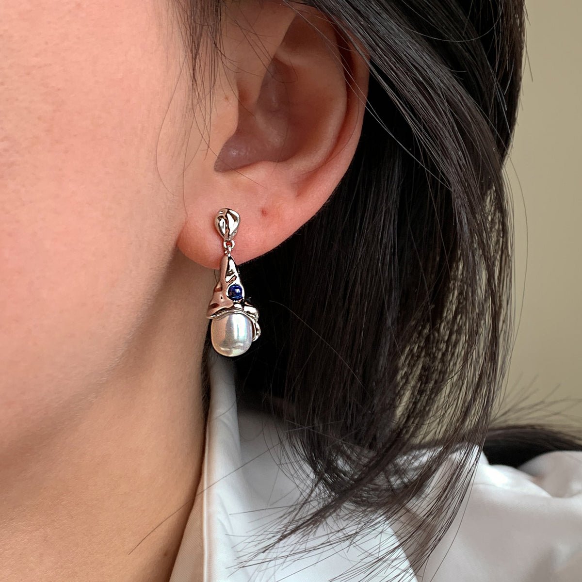 LunarTide Drop Earrings - Voisson