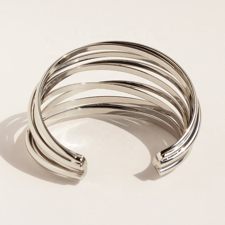 LuxeLayers Open Bracelet - Voisson
