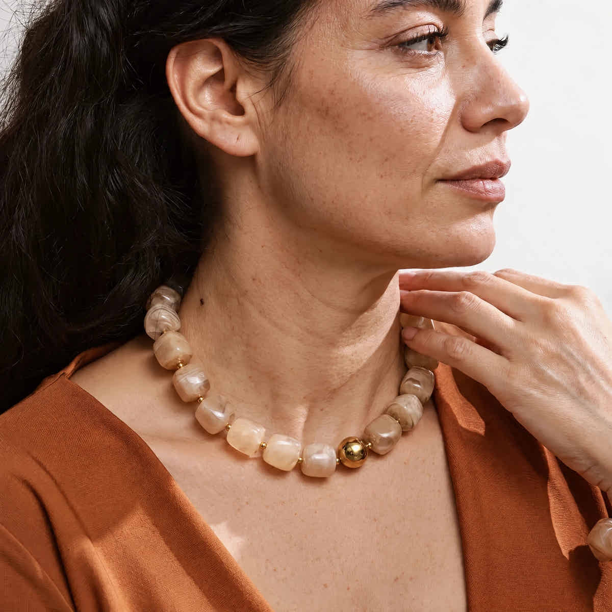 Marble Glow Necklace - Voisson