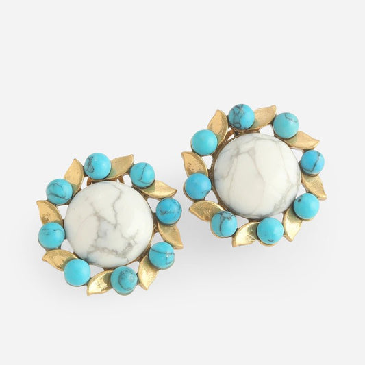 Marble Sol Vintage Studs - Voisson