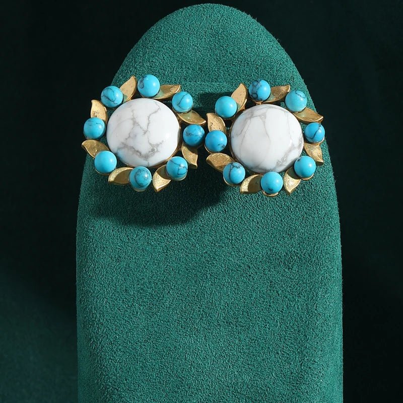 Marble Sol Vintage Studs - Voisson