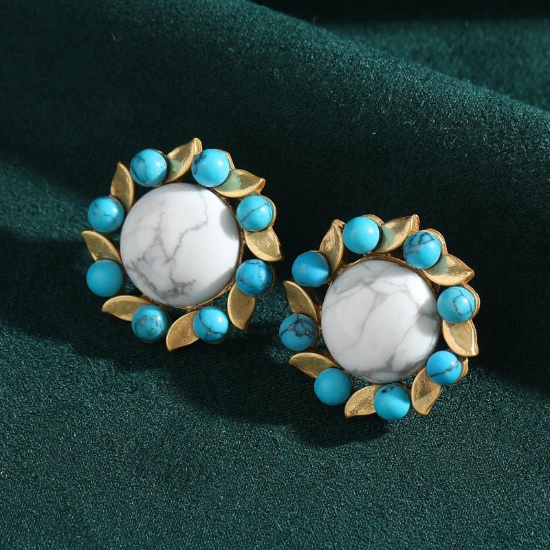 Marble Sol Vintage Studs - Voisson