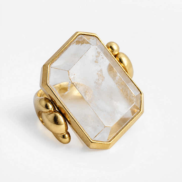 Marique French Vintage Crystal Ring - Voisson
