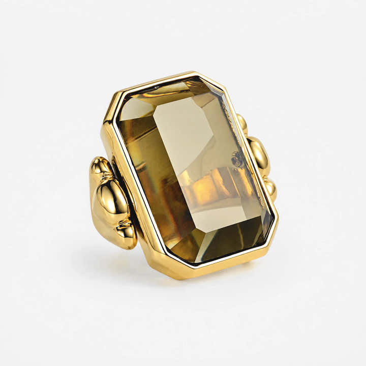 Marique French Vintage Noir Ring - Voisson