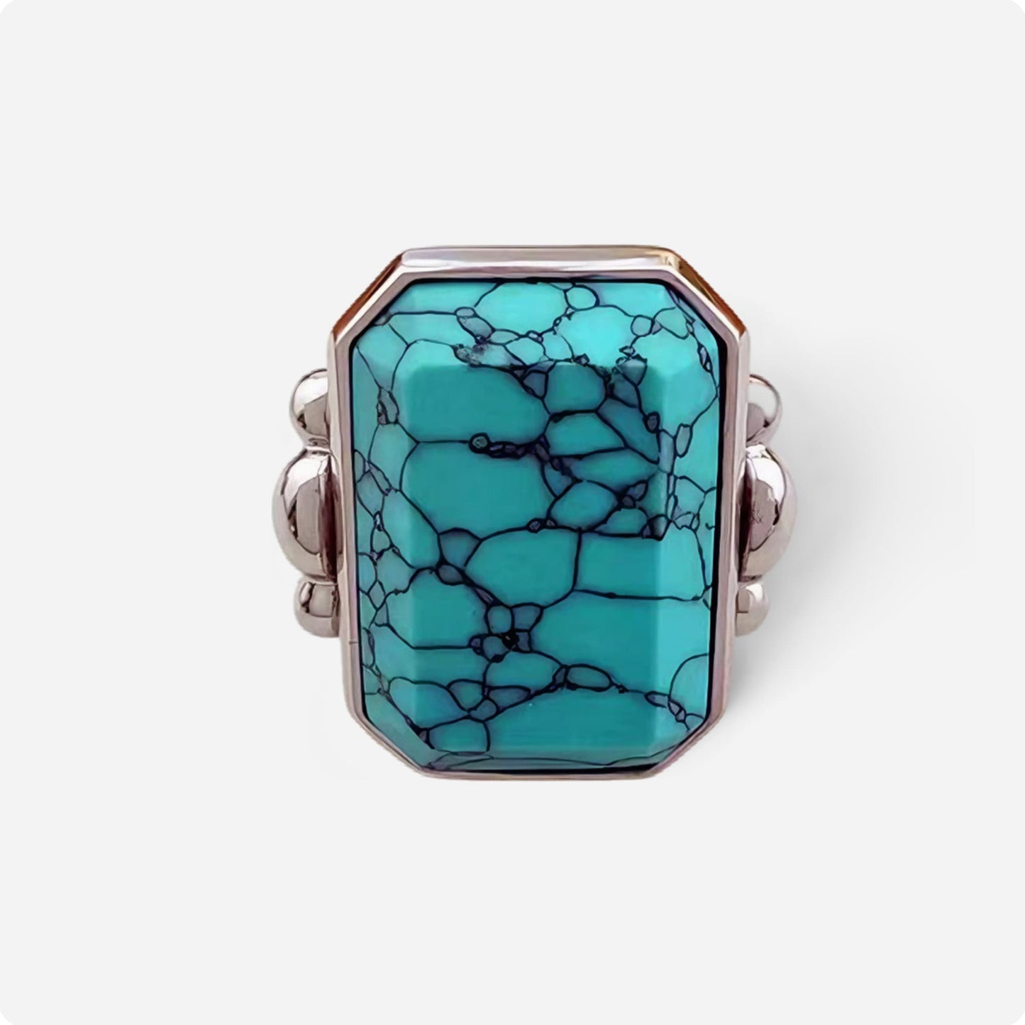 Marique French Vintage Turquoise Ring - Voisson